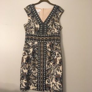 London Style Paisley Dress - Size 12